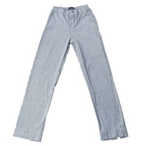 Brandy Melville Pants Womens Small S Blue White Pinstripe‎ Pants